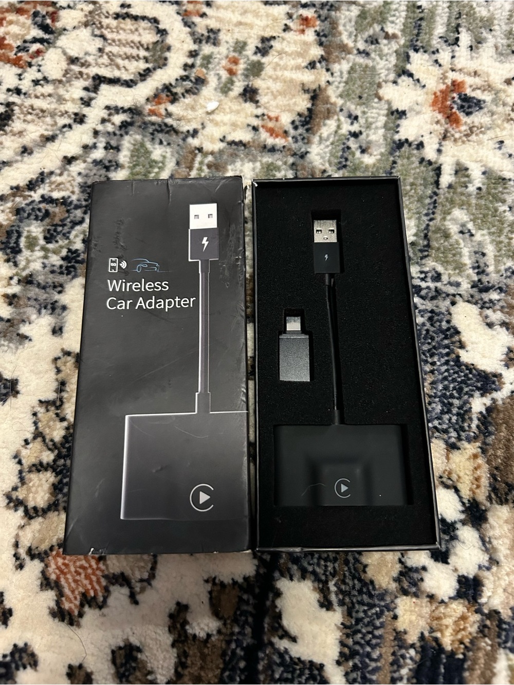 Wireless car play adapter